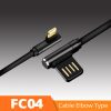 FC 04 C  BRAIDED  ELBOW CABLE