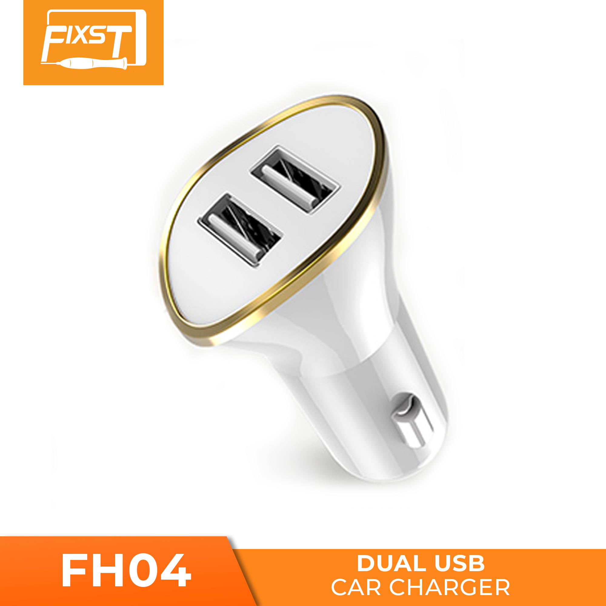 FH04 Dual USB 2.4A Car Charger